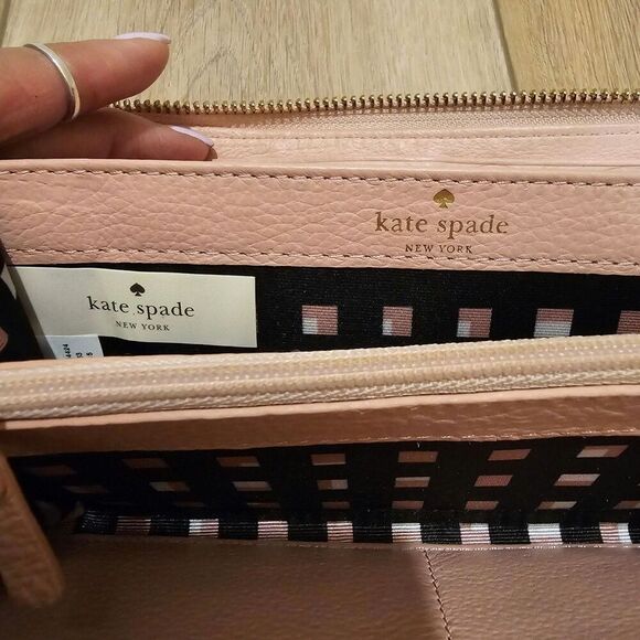 Kate Spade Pink Zipper Wallet - Picture 4 of 6
